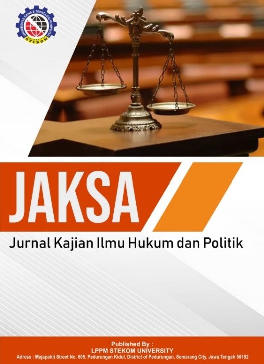 					View Vol. 2 No. 4 (2024): Oktober: Jurnal Kajian Ilmu Hukum dan Politik
				